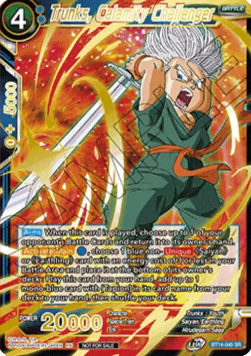 Trunks, Calamity Challenger (Alt. Art Card Set 2023 Vol. 1) card art