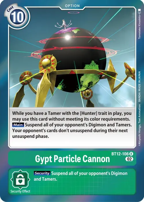 Gypt Particle Cannon card art