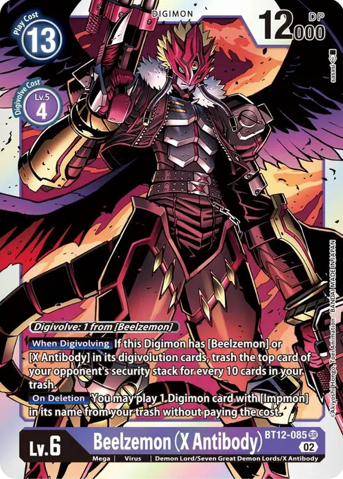 Beelzemon (X Antibody) card art