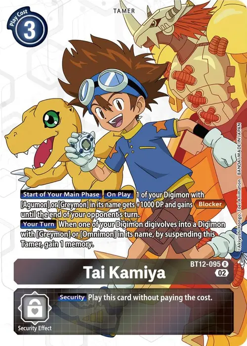 Tai Kamiya (Alternate Art) card art