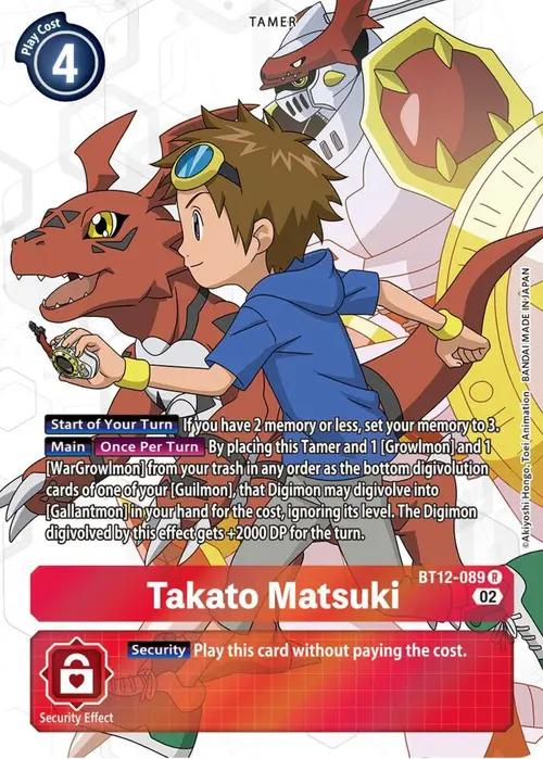 Takato Matsuki (Alternate Art) card art