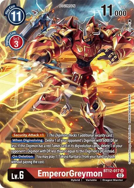 EmperorGreymon (Alternate Art) card art