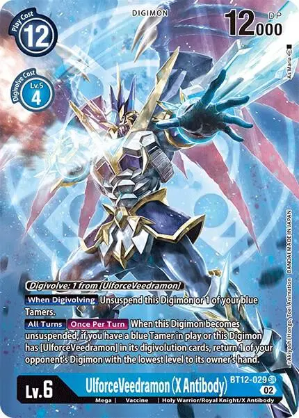 UlforceVeedramon (X Antibody) (Alternate Art) card art