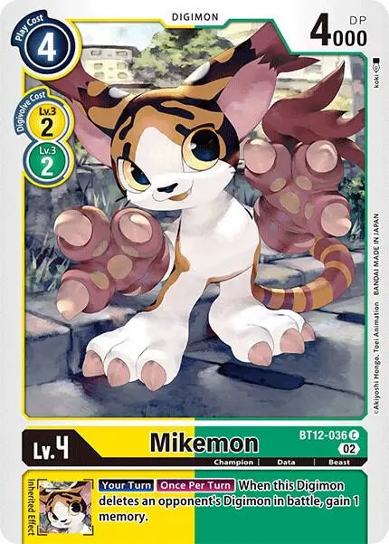 Mikemon card art