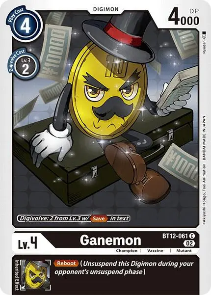 Ganemon card art