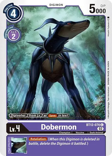 Dobermon card art
