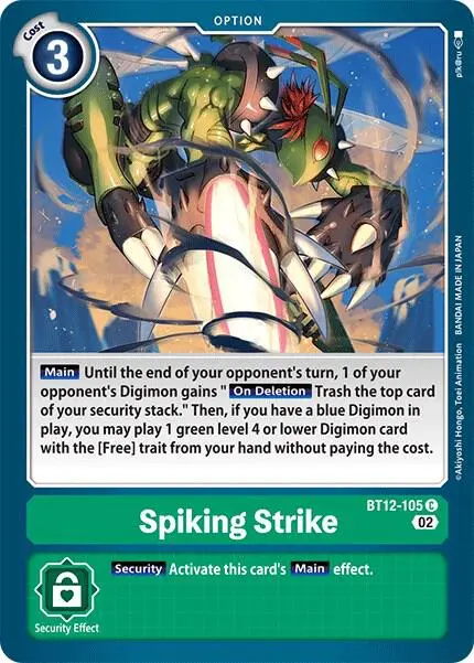 Spiking Strike card art