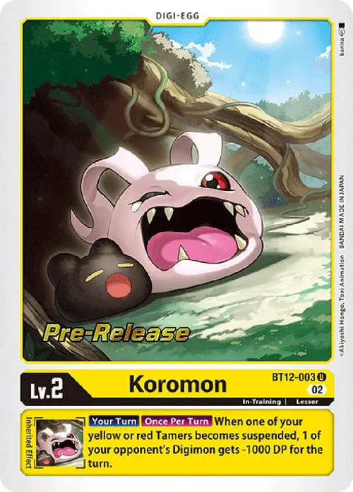 Koromon card art