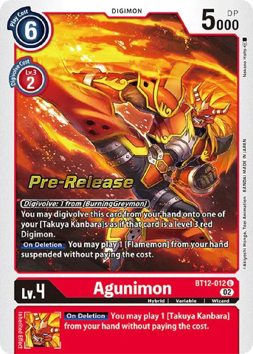 Agunimon card art