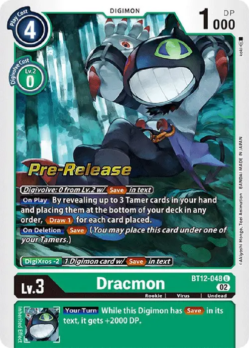 Dracmon card art