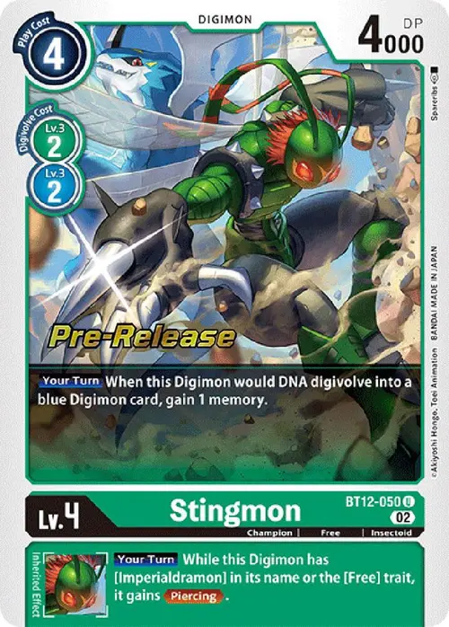 Stingmon card art