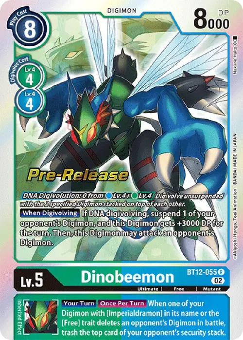 Dinobeemon card art