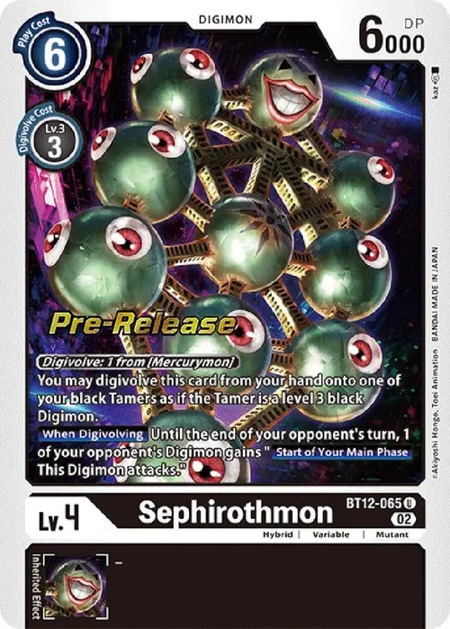 Sephirothmon card art