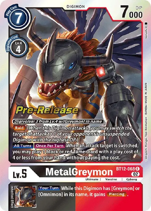 MetalGreymon card art