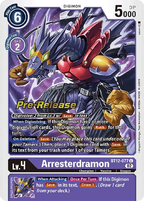 Arresterdramon card art