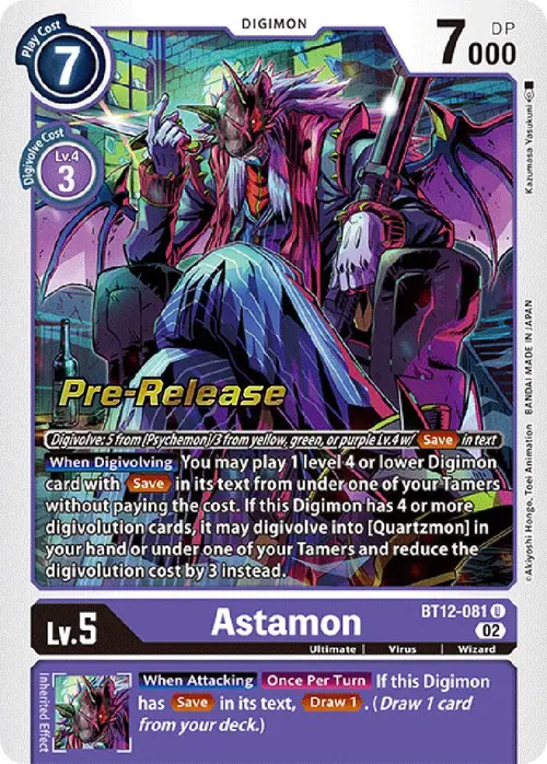 Astamon card art