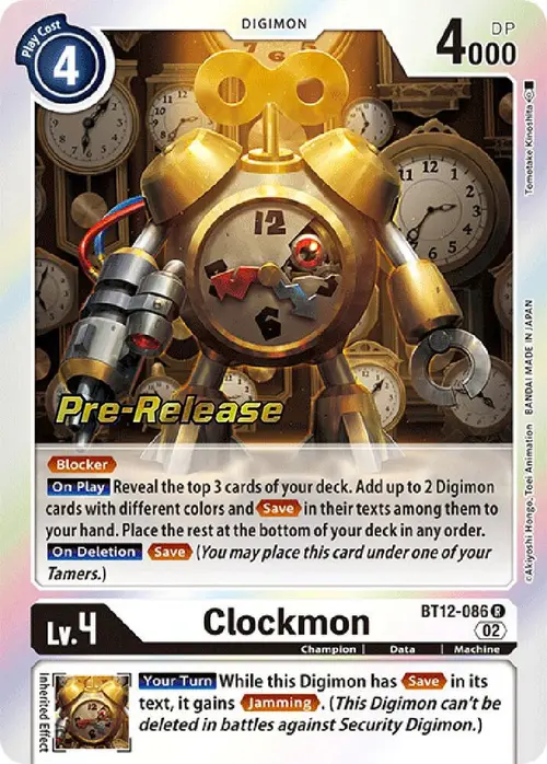 Clockmon card art