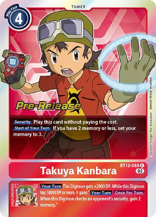 Takuya Kanbara card art