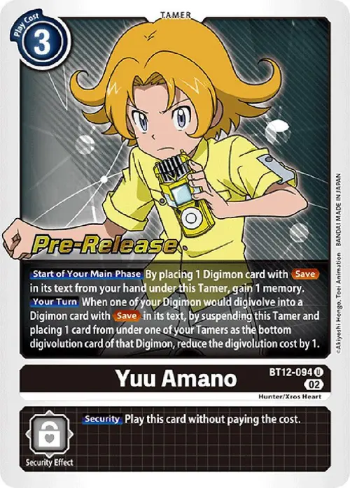 Yuu Amano card art