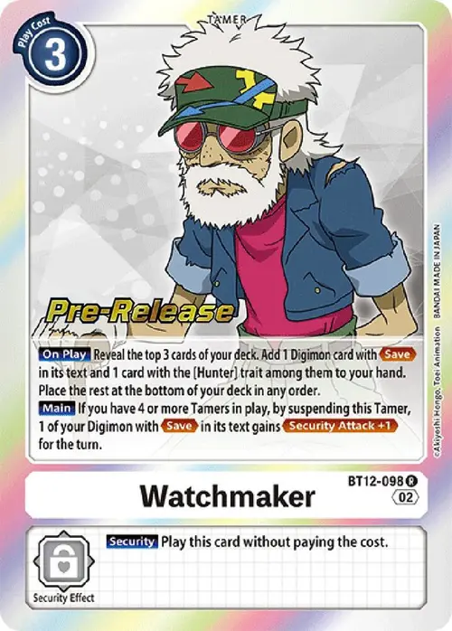 Watchmaker card art