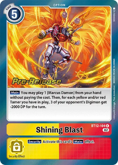Shining Blast card art