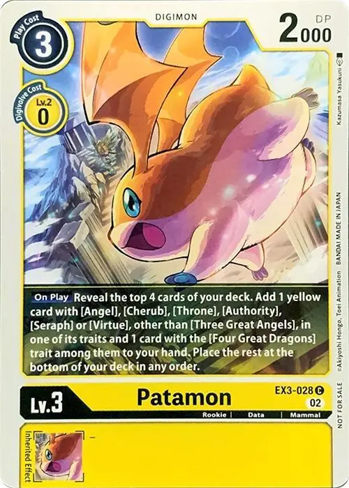 Patamon card art