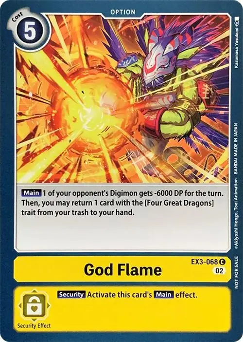 God Flame card art