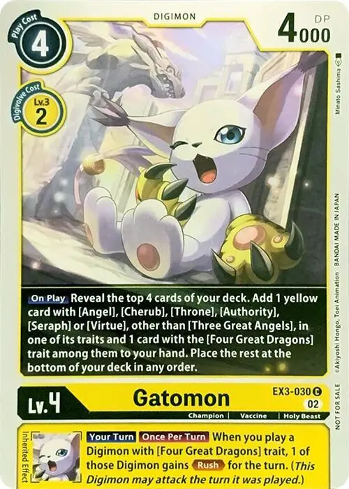 Gatomon card art