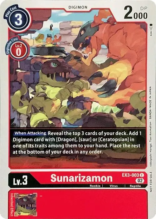 Sunarizamon card art
