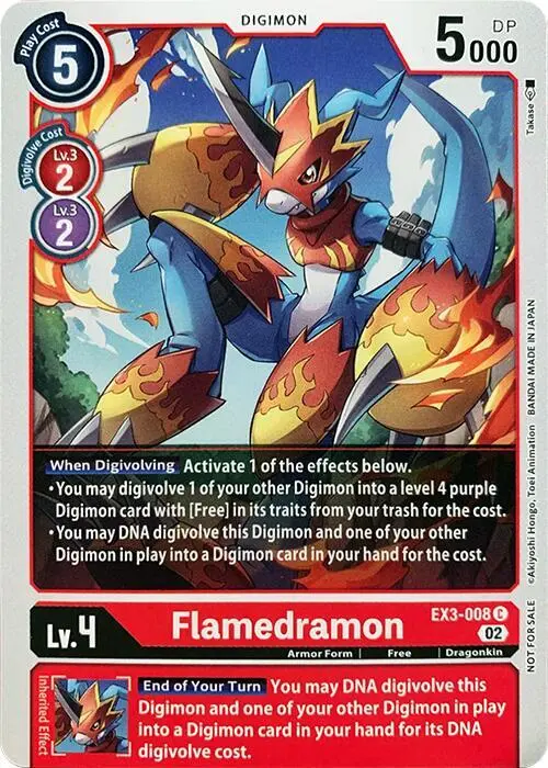 Flamedramon card art
