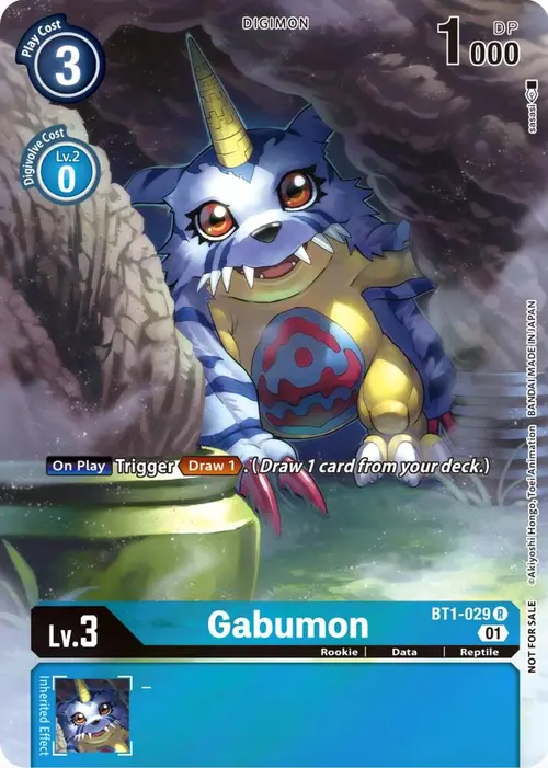 Gabumon - BT1-029 (Official Tournament Pack Vol.9) card art