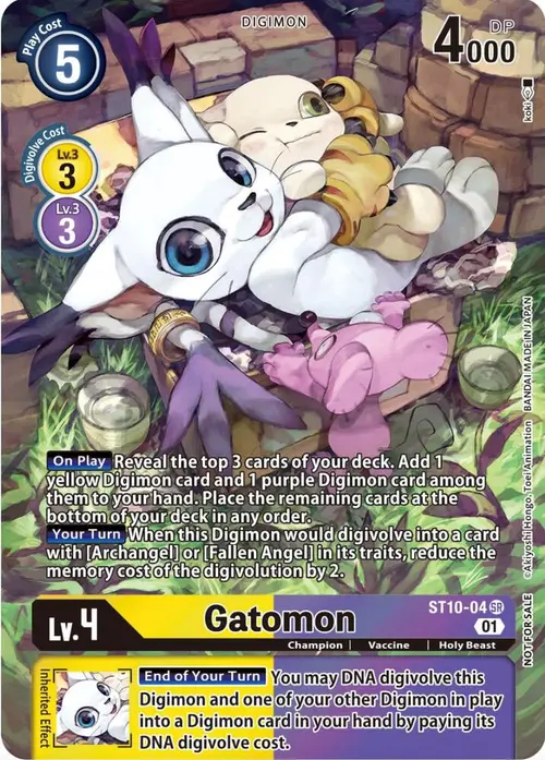 Gatomon (Official Tournament Pack Vol.9) card art