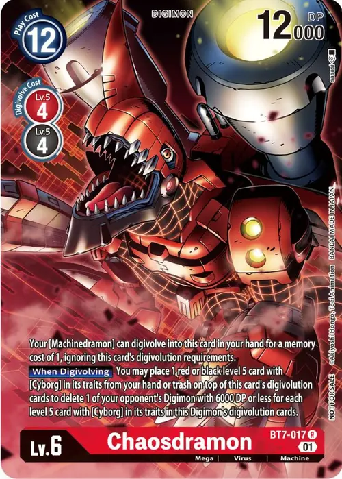 Chaosdramon (Winner Pack Across Time) card art