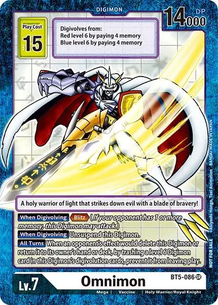 Omnimon (Across Time Box Promo) card art