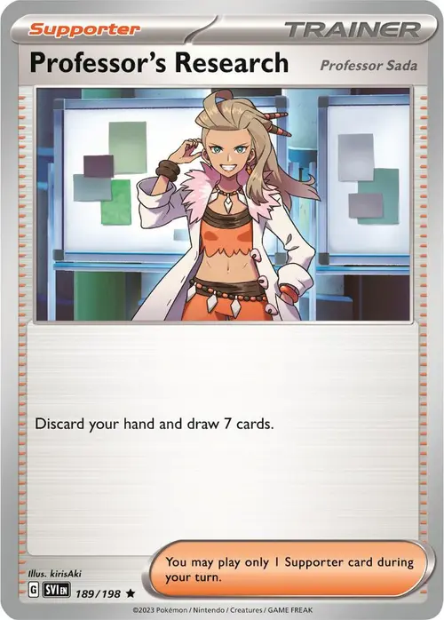 Professor's Research card art