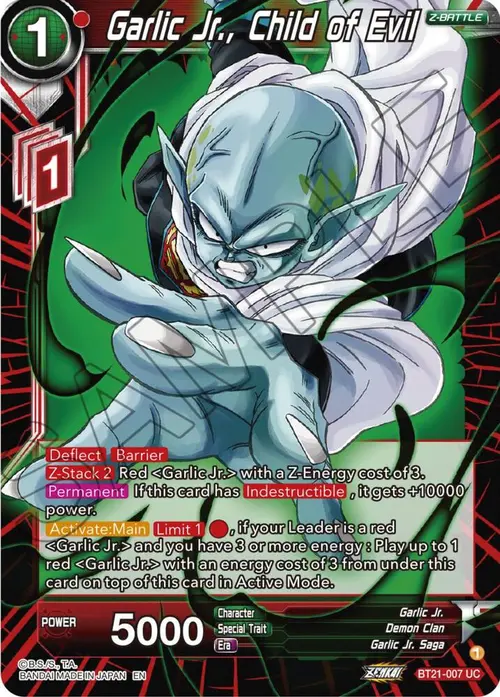 Garlic Jr., Child of Evil card art