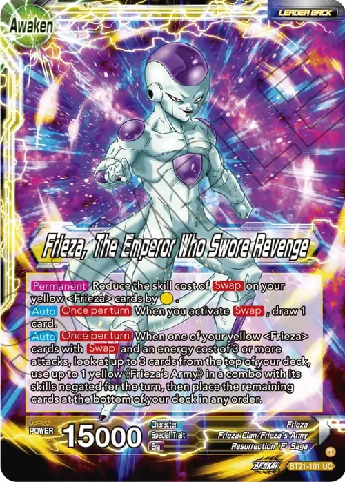 Frieza // Frieza, The Emperor Who Swore Revenge card art