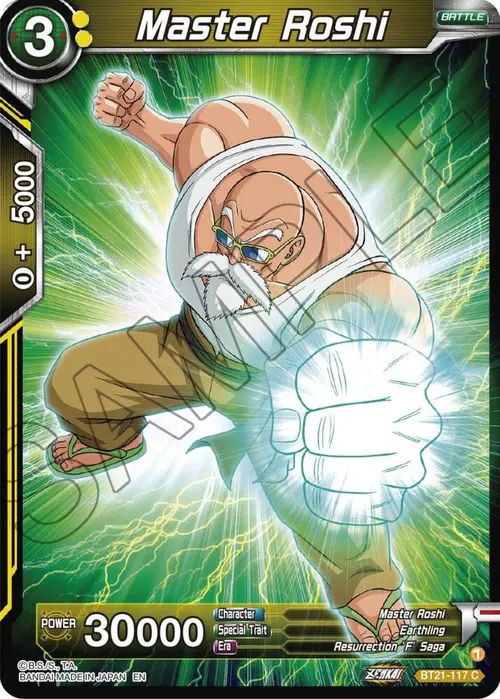 Master Roshi (BT21-117) card art