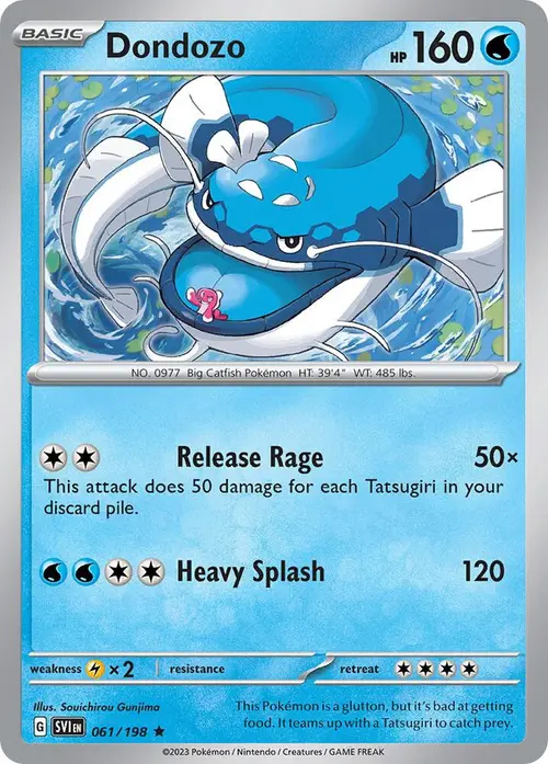 Dondozo card art