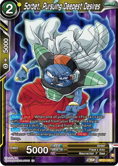 Sorbet, Pursuing Deepest Desires card art