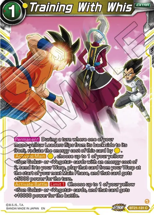 Training With Whis card art