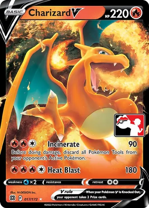 Charizard V - 017/172 card art