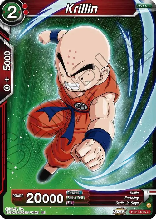 Krillin card art