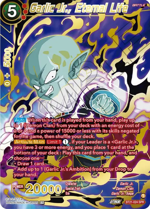 Garlic Jr., Eternal Life (SPR) card art