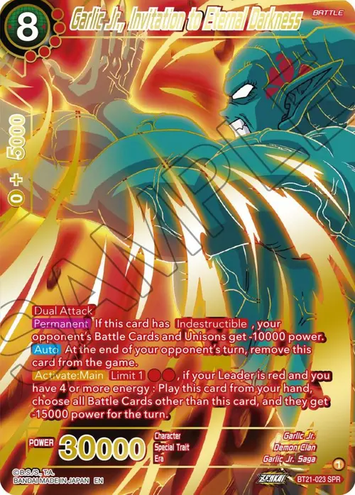 Garlic Jr., Invitation to Eternal Darkness (SPR) card art