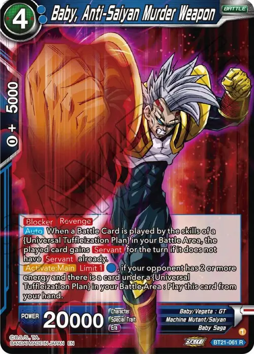 Baby, Anti-Saiyan Murder Weapon card art