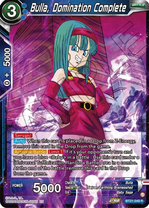 Bulla, Domination Complete card art