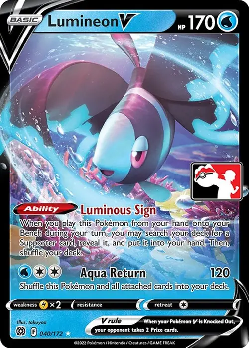 Lumineon V - 040/172 card art
