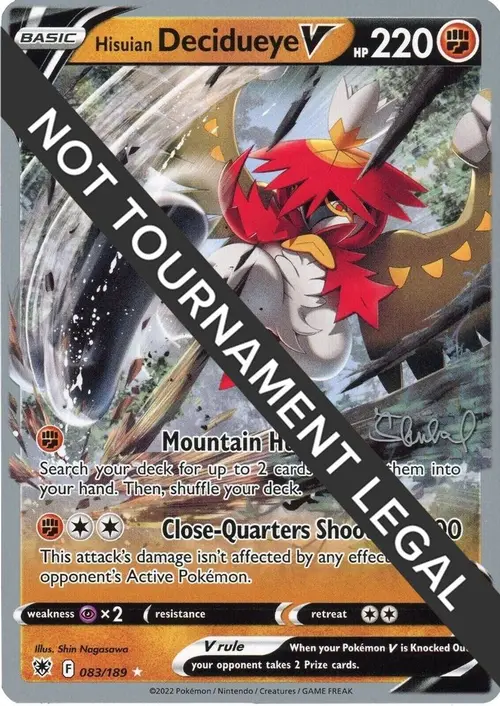 Hisuian Decidueye V - 2022 (Ondrej Skubal) card art