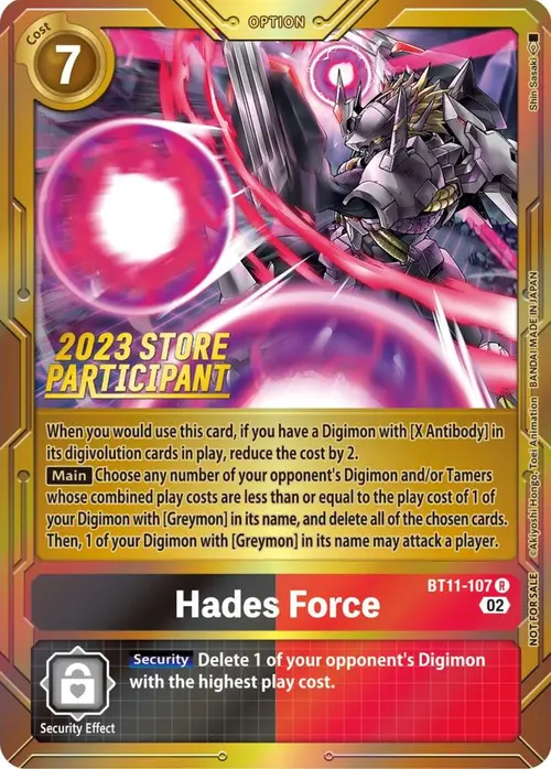 Hades Force (2023 Store Participant) card art